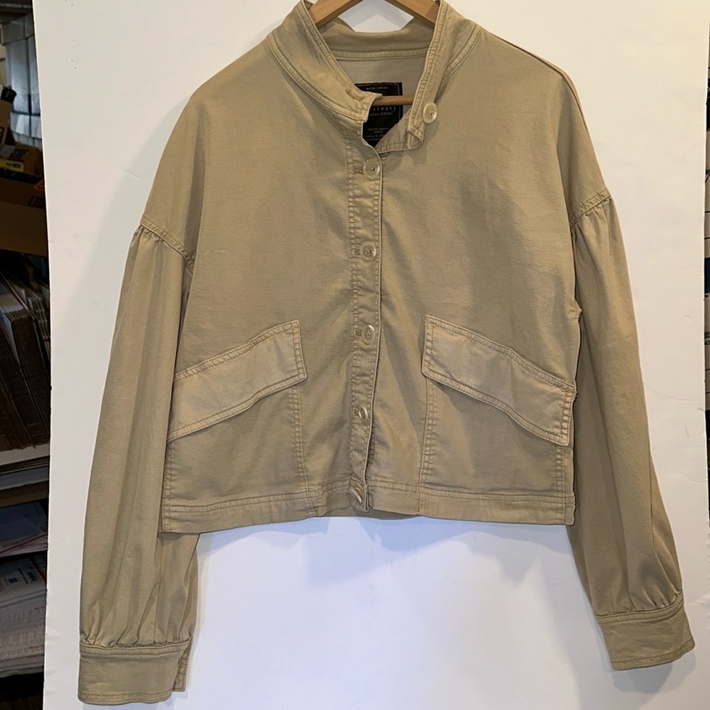 SANCTUARY Womens Cassidy Stretch Twill Jacket Size M